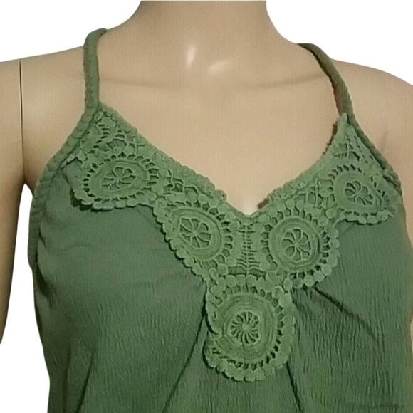 Green razorback top M - Picture 2 of 3